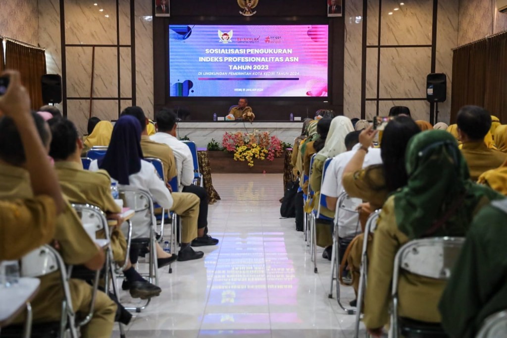 Pemkot Kediri Dorong Peningkatan Indeks Profesionalitas ASN Tahun&nbsp;2023