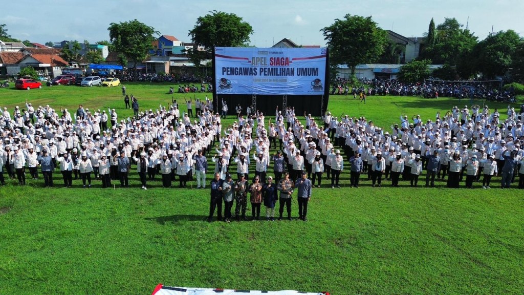 Apel Siaga Pengawas Pemilihan Umum 2024 di Kota&nbsp;Kediri