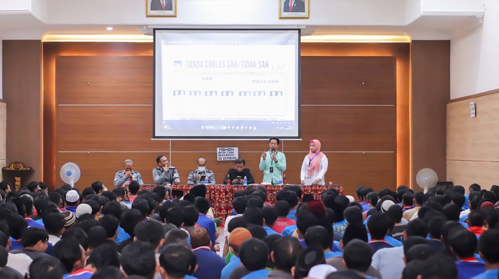 Pastikan Pemilu 2024 lancar, KPU Kota Kediri Gelar Sosialisasi di Lapas&nbsp;Kediri