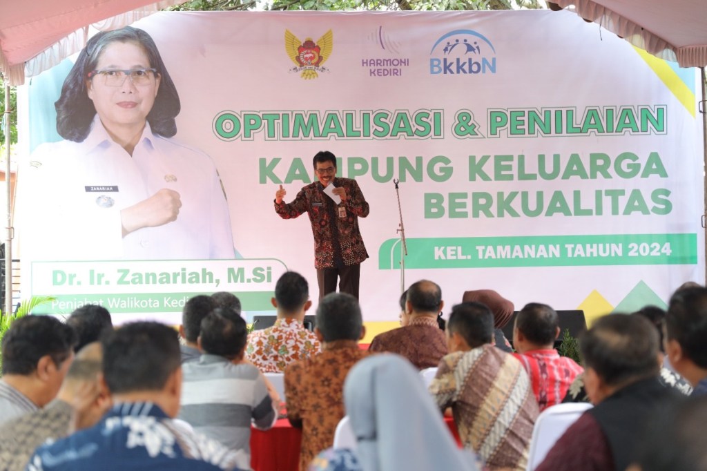 Kelurahan Tamanan Kota Kediri Masuk 3 Besar Kampung KB&nbsp;se-Jatim