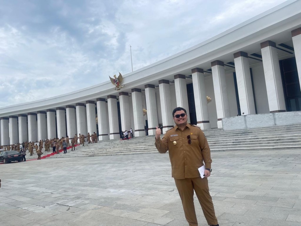 Hadiri Undangan Presiden di IKN, Mas Dhito Bertemu Pekerja dari&nbsp;Kediri