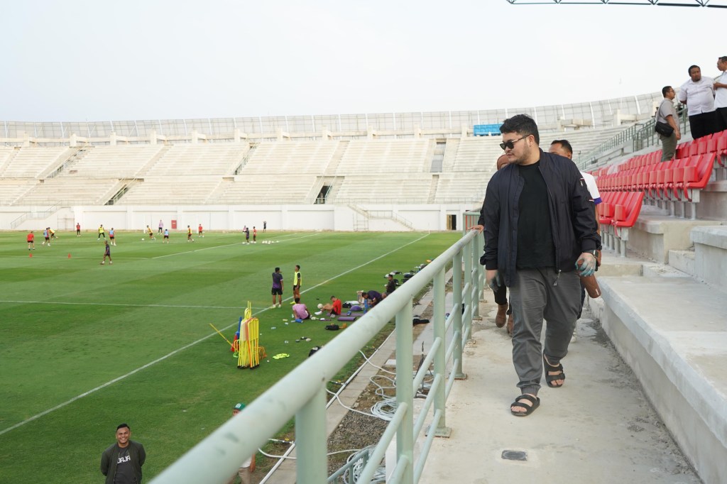 Persik Kediri Coba Stadion GDJ, Mas Dhito Beber Progres Pembangunan Tahap&nbsp;2