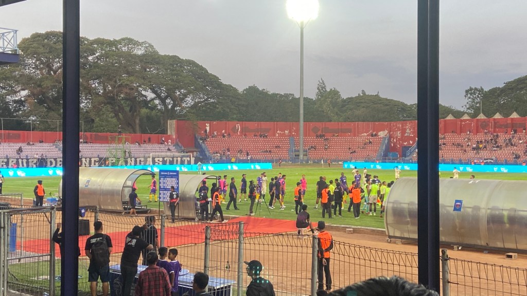 Diwarnai Keributan di Akhir Laga, Persik Kediri Menang Tipis Atas Persita&nbsp;Tangerang