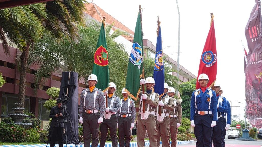 Terima Kirab Pataka 2024, Pemkab Kediri Maknai Semangat Kebersamaan Warga&nbsp;Jatim