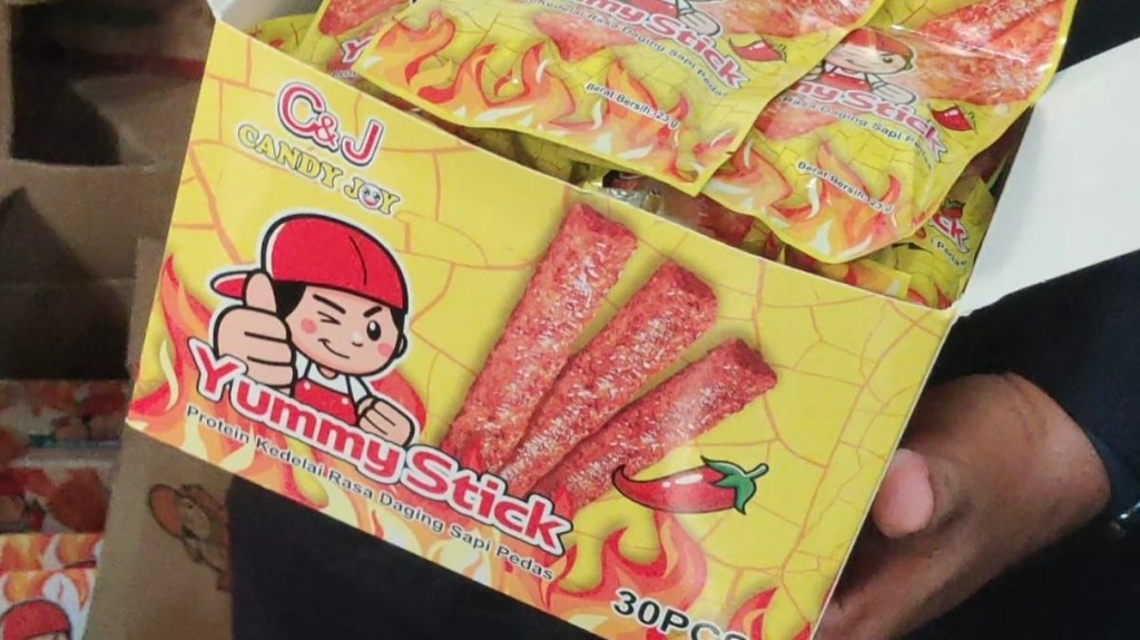 BPOM Temukan Jajanan Latiao asal Cina di Kediri, Mengandung Bakteri&nbsp;Berbahaya