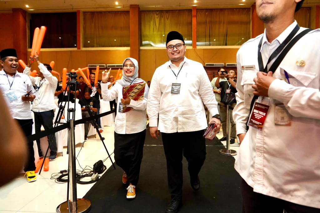 77 Persen Warga Tentukan Pilihan Kepada Dhito-Dewi di Pilkada&nbsp;2024