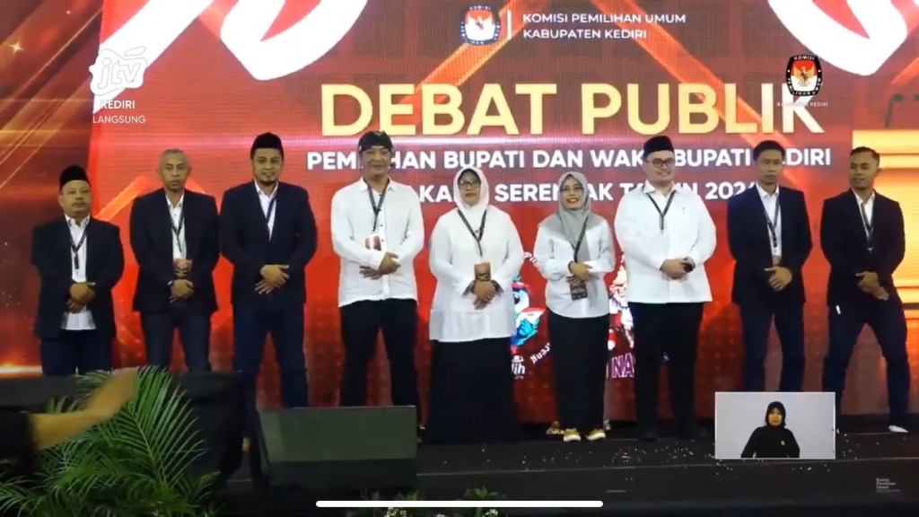 Debat Publik Terakhir Pilbup Kediri 2024 Sukses, KPU: Masyarakat Jangan&nbsp;Golput