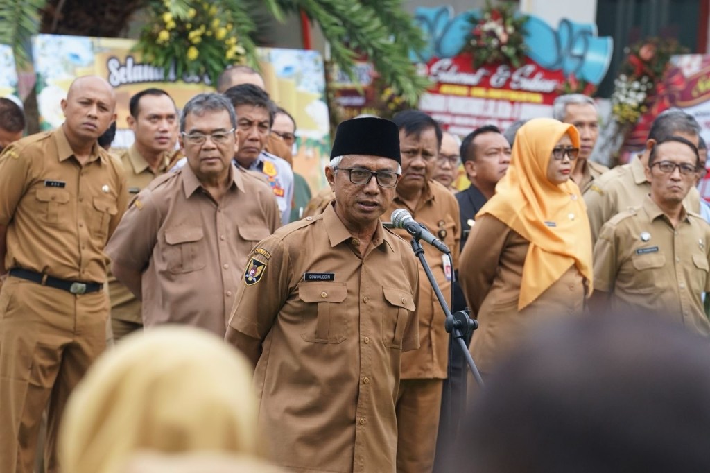 Pimpin Apel di Hari Pertama Kerja, Gus Qowim Ajak Satukan Tekad Wujudkan Kota Kediri&nbsp;MAPAN