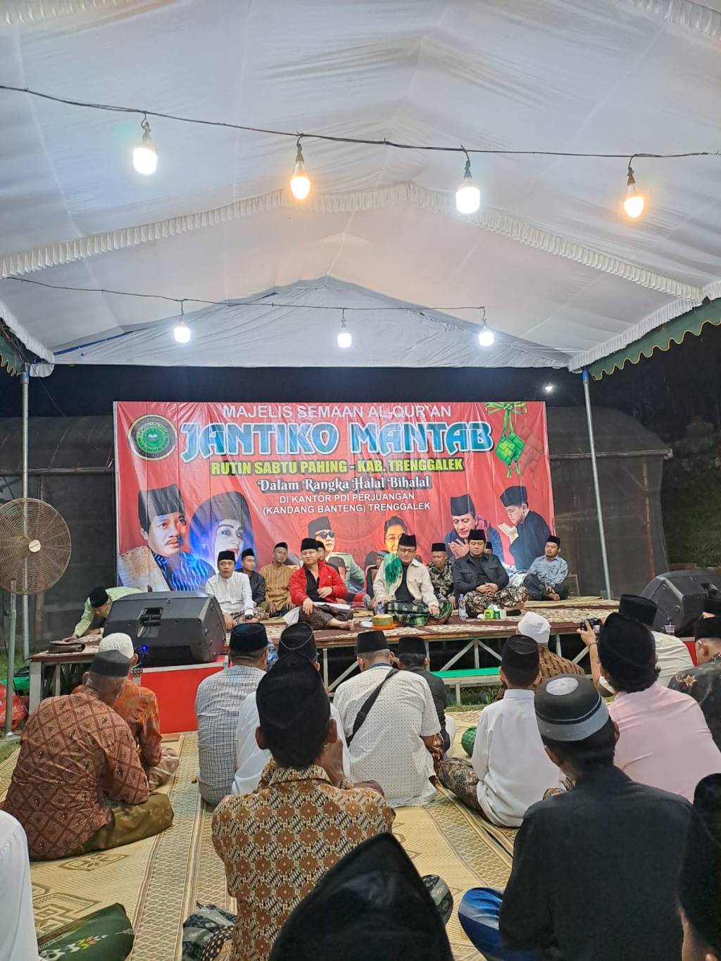 DPC PDI Perjuangan Kabuparen Trenggalek,menggadakan semaan Al-Qur’an Jantiko&nbsp;Mantab