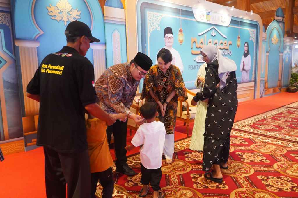 Mulai Anak-Anak, Wartawan Hingga Ojol Ikuti Halal Bihalal Bareng Mas&nbsp;Dhito
