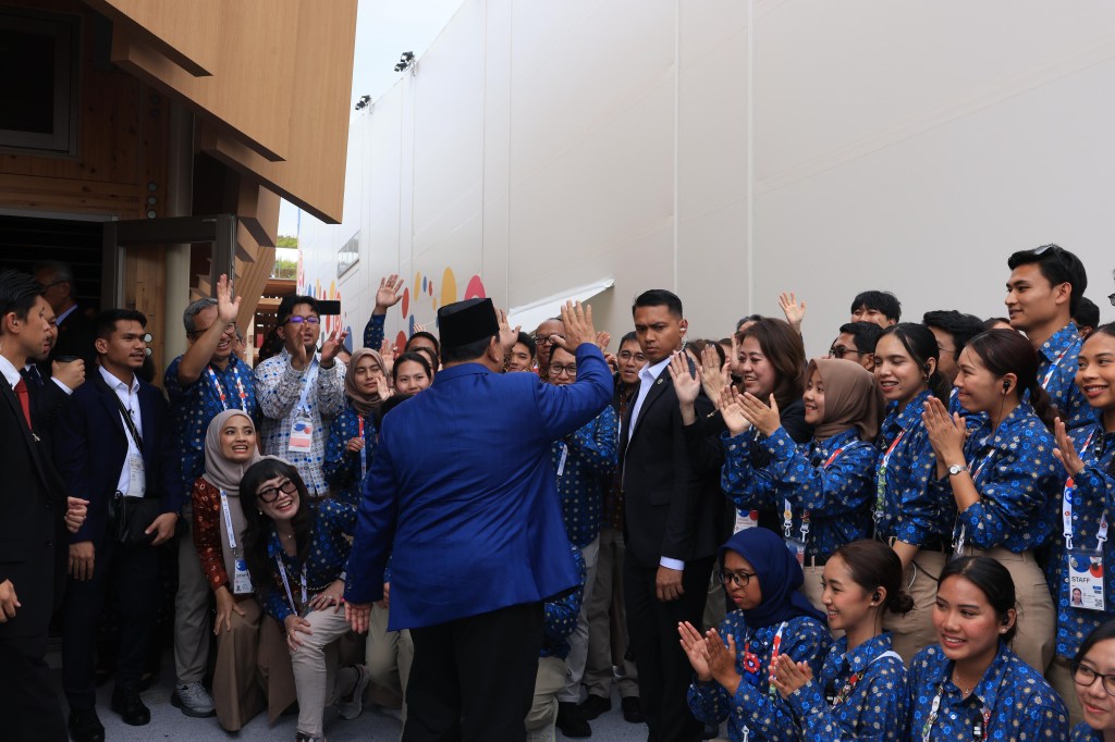 Momen Prabowo Disambut Diaspora di Paviliun Indonesia Osaka Expo&nbsp;2025