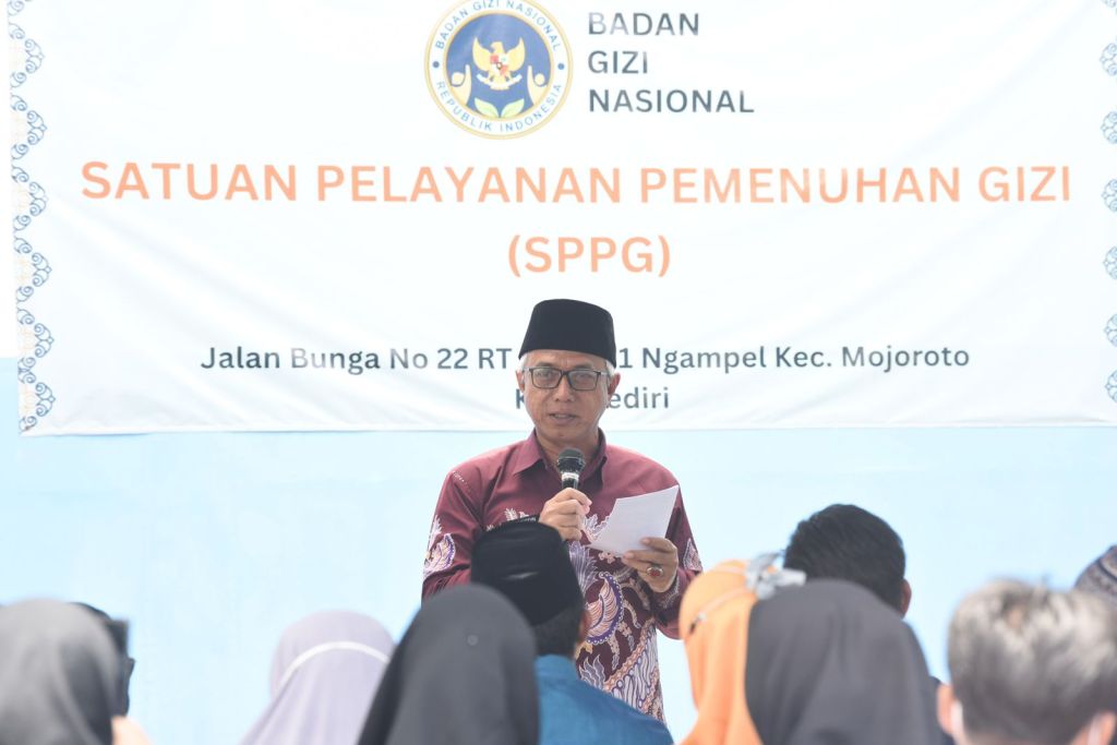 Resmikan SPPG Ngampel Kota Kediri, Gus Qowim Ingatkan Soal Food&nbsp;Security