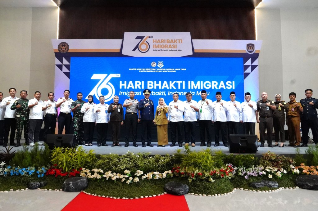 Hari Bakti Imigrasi ke-76 Perkuat Kolaborasi Pemkab Kediri dengan&nbsp;Imigrasi