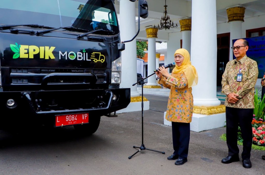 Gubernur Khofifah Berangkatkan EPIK Mobile, Sasar 15 Daerah Kendalikan Inflasi&nbsp;Jatim