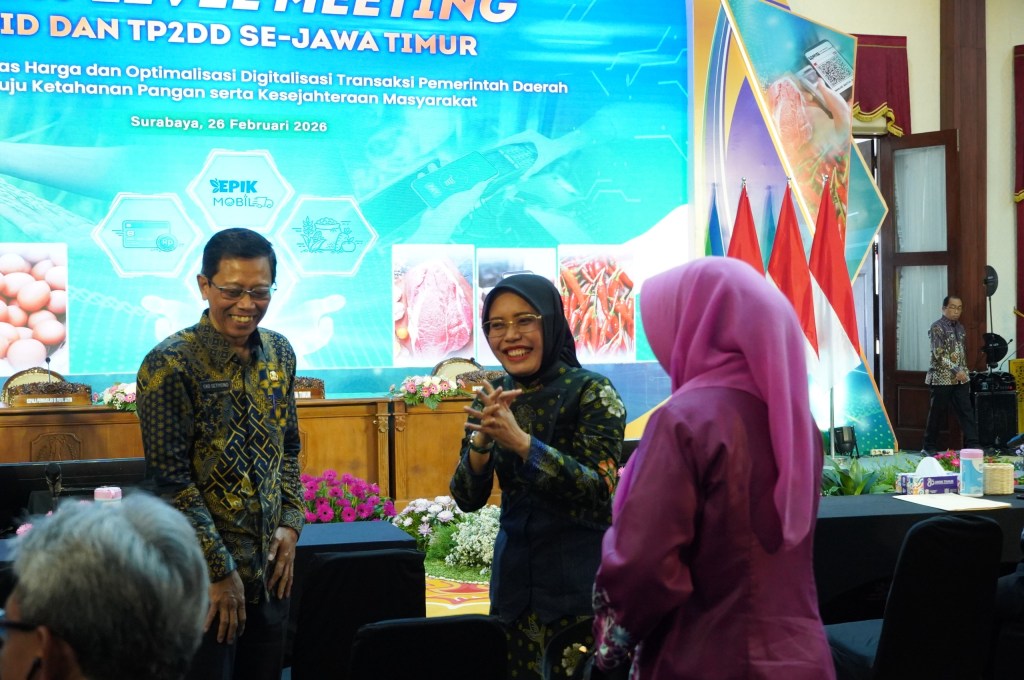 Hadiri High Level Meeting TPID dan TP2DD se-Jatim, Ini Langkah Pemkab Kediri Cegah&nbsp;Inflasi