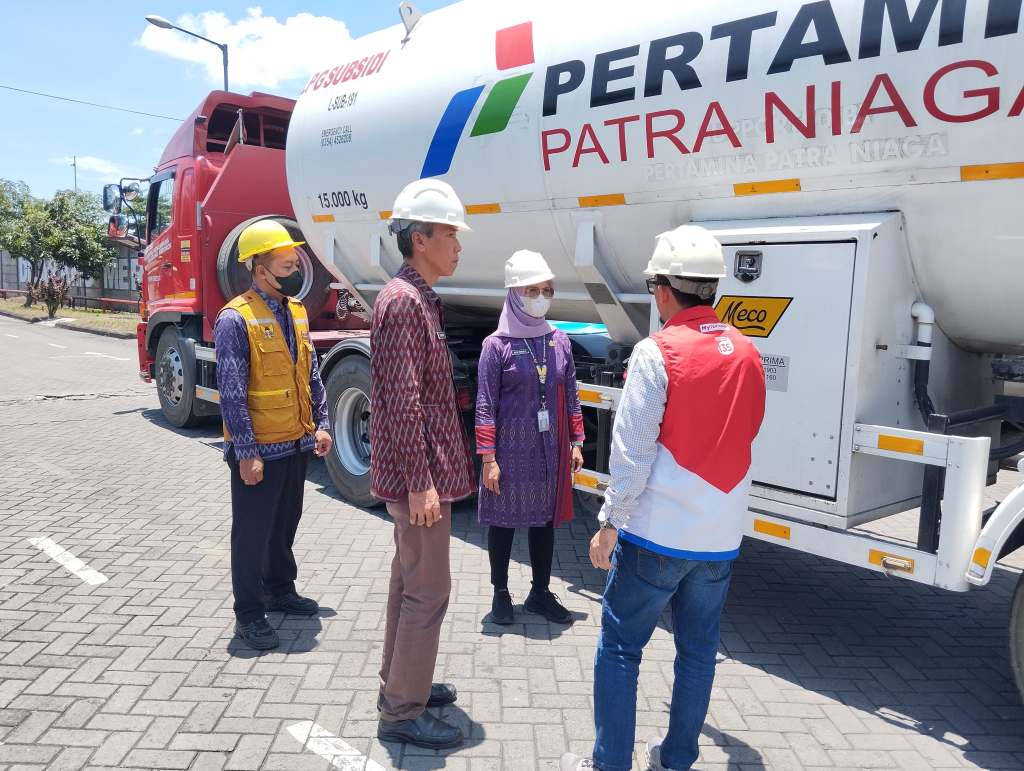 Disperdagin Kota Kediri Cek SPBE, Pastikan Stok LPG 3 Kg Aman hingga Lebaran