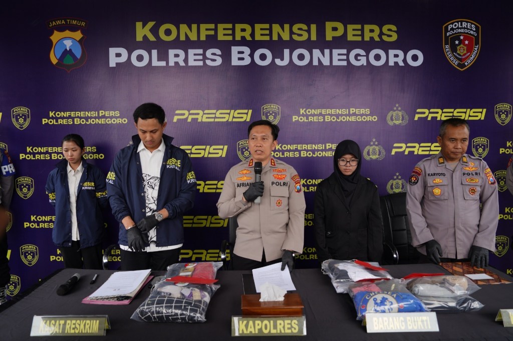 Polres Bojonegoro Ungkap Dua Kasus Curanmor, Dua Tersangka&nbsp;Diamankan