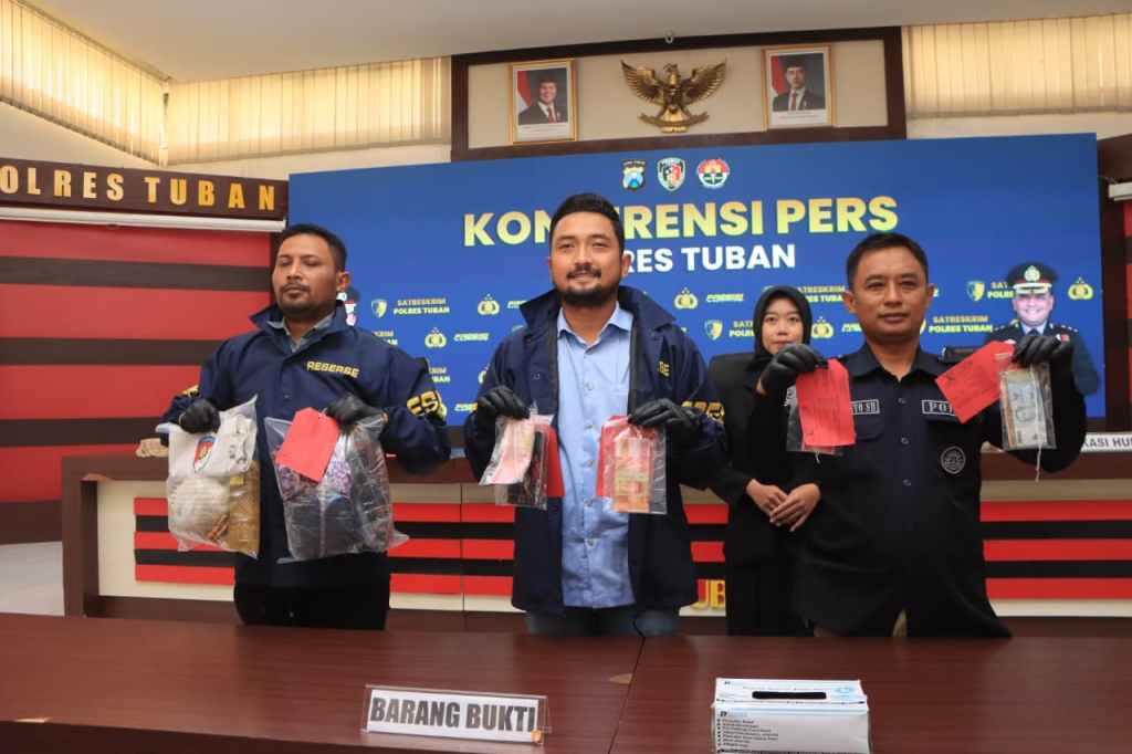 Polres Tuban Ungkap Peredaran Uang Palsu di Pasar Wage&nbsp;Grabagan