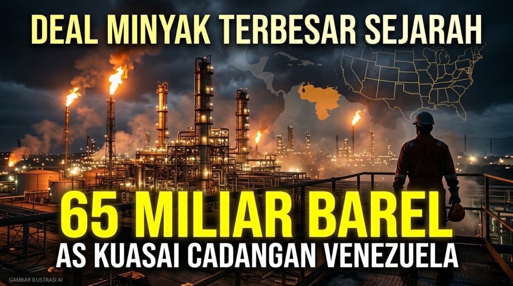 AS KUASAI 65 MILIAR BAREL MINYAK VENEZUELA, TRUMP: “DEAL MINYAK TERBESAR SEJARAH&nbsp;DUNIA!”