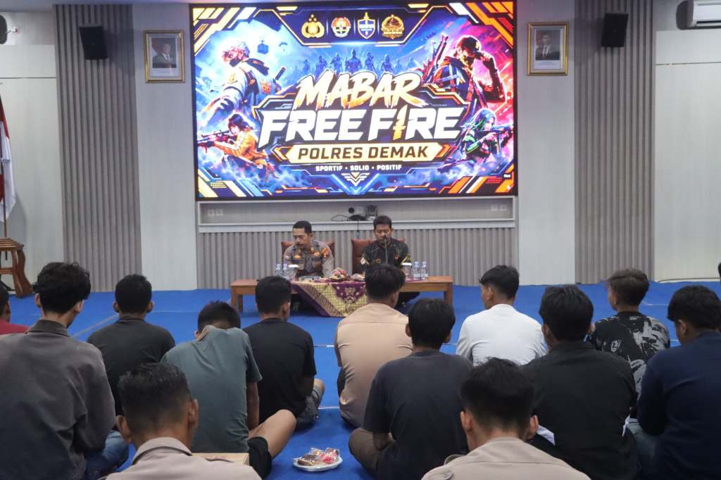 Polres Demak Rangkul Generasi Muda Lewat Mabar Free&nbsp;Fire